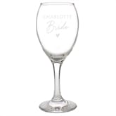Thumbnail 4 - Bride Personalised Wine Glass
