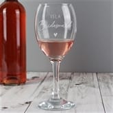 Thumbnail 1 - Bridesmaid Personalised Wine Glass