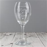 Thumbnail 3 - Mother of the Bride Personalised Wine Glass