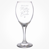 Thumbnail 5 - Mother of the Bride Personalised Wine Glass
