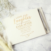 Thumbnail 2 - Happily Ever After Personalised Wedding Guest Book Pen