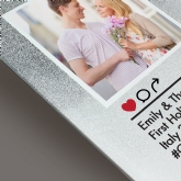 Thumbnail 2 - Personalised Instagram Post 4x4 Glitter Glass Photo Frame
