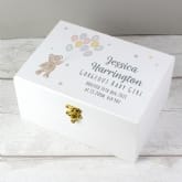 Thumbnail 3 - Teddy & Balloons Personalised Keepsake Box