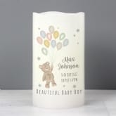 Thumbnail 2 - Personalised Teddy & Balloons Nightlight LED Candle