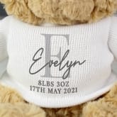Thumbnail 3 - Personalised Initial Teddy Bear