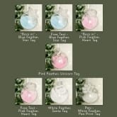 Thumbnail 9 - Personalised Feather Glass Baubles 