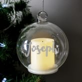 Thumbnail 2 - Personalised Christmas LED Candle Bauble