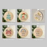 Thumbnail 12 - Personalised Wooden Christmas Decorations