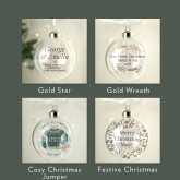 Thumbnail 12 - Personalised Glass Christmas Baubles
