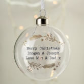 Thumbnail 6 - Personalised Glass Christmas Baubles