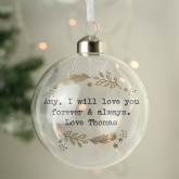 Thumbnail 8 - Personalised Glass Christmas Baubles