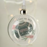 Thumbnail 11 - Personalised Glass Christmas Baubles