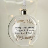 Thumbnail 4 - Personalised Glass Christmas Baubles