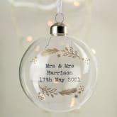 Thumbnail 5 - Personalised Glass Christmas Baubles
