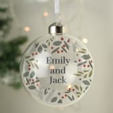 Thumbnail 7 - Personalised Glass Christmas Baubles