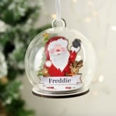 Thumbnail 10 - Personalised Wooden and Glass Christmas Baubles