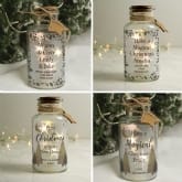 Thumbnail 1 - Personalised Christmas LED Glass Jars