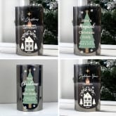 Thumbnail 1 - Personalised Smoked Glass Christmas LED Candles