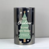 Thumbnail 6 - Personalised Smoked Glass Christmas LED Candles