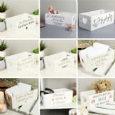 Thumbnail 1 - Personalised White Wooden Crates