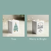Thumbnail 8 - Personalised White Wooden Christmas Tea Light Holders