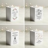 Thumbnail 1 - Personalised White Wooden Tea Light Holders