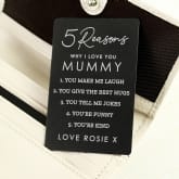 Thumbnail 3 - Personalised 5 Reasons Why I Love You Wallet/Purse Cards