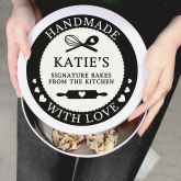 Thumbnail 1 - Personalised Handmade With Love Cake Tin