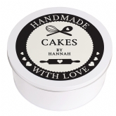 Thumbnail 5 - Personalised Handmade With Love Cake Tin