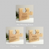 Thumbnail 10 - Jigsaw Piece Personalised Wooden Drink Coasters