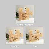 Thumbnail 10 - Jigsaw Piece Personalised Wooden Drink Coasters