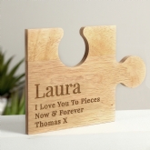 Thumbnail 5 - Jigsaw Piece Personalised Wooden Drink Coasters