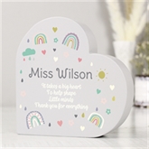 Thumbnail 4 - Personalised Rainbow Free Standing Heart Ornament