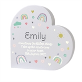 Thumbnail 5 - Personalised Rainbow Free Standing Heart Ornament