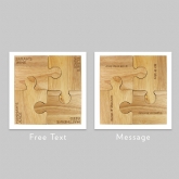 Thumbnail 11 - Personalised Sets of 4 Jigsaw Piece Drink Coasters