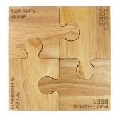 Thumbnail 5 - Personalised Sets of 4 Jigsaw Piece Drink Coasters