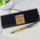 Thumbnail 7 - Personalised Pen Sets with Cork Detail