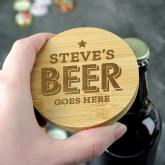 Thumbnail 11 - Personalised Bamboo Bottle Opener Coasters