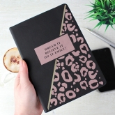 Thumbnail 10 - Personalised Black Hardback A5 Notebooks