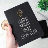 Thumbnail 4 - Personalised Black Hardback A5 Notebooks