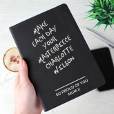 Thumbnail 5 - Personalised Black Hardback A5 Notebooks