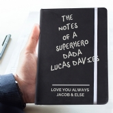 Thumbnail 6 - Personalised Black Hardback A5 Notebooks