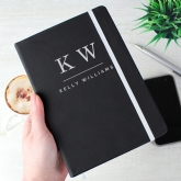 Thumbnail 7 - Personalised Black Hardback A5 Notebooks