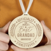 Thumbnail 4 - Personalised Round Wooden Medals