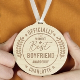 Thumbnail 6 - Personalised Round Wooden Medals