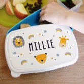 Thumbnail 7 - Personalised Blue Lunch Boxes