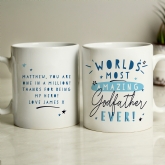 Thumbnail 1 - Personalised World's Most Amazing Godfather Mug