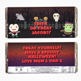 Thumbnail 6 - Personalised Halloween Chocolate Bar