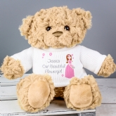 Thumbnail 1 - Personalised Fabulous Flower Girl Teddy Bear