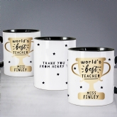 Thumbnail 4 - World's Best Teacher Personalised Trophy Mug